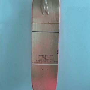 Limited Edition Skateboard Deck - Bridging the Gap Series by David Weeks NYC